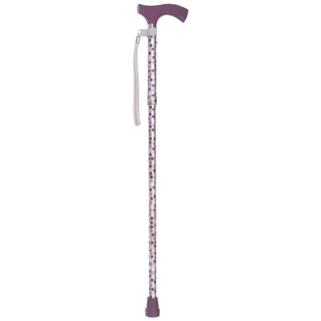 Mabis Healthcare Folding Cane Switch Sticks® Aluminum 32 to 37 Inch Height Windsor Print