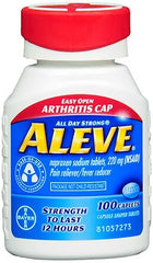 Bayer Pain Relief Aleve® 220 mg Strength Naproxen Sodium Caplet 100 per Bottle