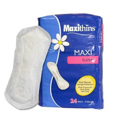 RJ Schinner Co Feminine Pad Maxithins® Maxi Super Absorbency