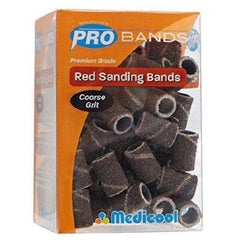 Medicool Inc Sanding Band Red, X-Coarse Grit - M-1050321-2216 - Box of 100