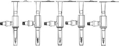 ICU Medical Bag Access Spike ChemoClave® - M-1050730-1226 - Case of 50