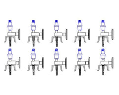 ICU Medical Vial Spike ChemoClave® - M-1050736-4354 - Case of 25