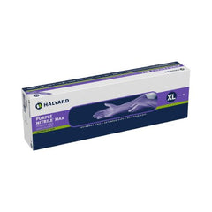 O&M Halyard Inc Exam Glove Purple Nitrile Max™ X-Large NonSterile Nitrile Extended Cuff Length Fully Textured Purple Not Chemo Approved - M-1051227-3676 - Case of 400