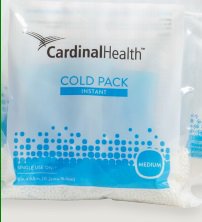 Cardinal Instant Cold Pack Cardinal Health™ Non-Sweat General Purpose Medium 6 X 6-1/2 Inch Plastic / Ammonium Nitrate / Water Disposable