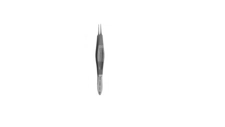 V. Mueller Micro Tissue Forceps Snowden-Pencer® Diamond-Points Castroviejo 4 Inch Length Surgical Grade Plastic NonSterile Ratchet Lock Spring Handle Fine Double Action, Fine, 9 mm Micro Jaws - M-1051490-2939 - Each