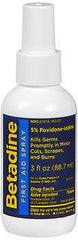 Purdue Pharma Antiseptic Betadine® Topical Liquid 3 mL Spray Bottle