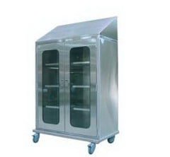 Pedigo Products Operating Room Cabinet Flat Top Stainless Steel 4 Shelves