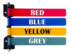 Omnimed Exam Room Signal Flag Wall Mount 4-Flag 4 and 6 Inch - M-1052993-3472 - Each