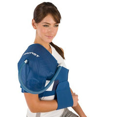 Fabrication Enterprises Cold Therapy Wrap AirCast® Cryo/Cuff® Shoulder X-Large 42 to 45 Inch Circumference Nylon / Vinyl Reusable