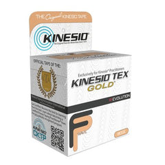 Fabrication Enterprises Kinesiology Tape Kinesio® Tex Gold™ FP Water Resistant Cotton 1 Inch X 5-1/2 Yard Beige NonSterile