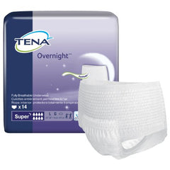 Essity HMS North America Inc Unisex Adult Absorbent Underwear TENA® Overnight Super Pull On with Tear Away Seams Large Disposable Heavy Absorbency - M-1053409-3683 - Bag of 14