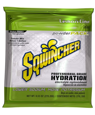R3 Safety Electrolyte Replenishment Drink Mix Sqwincher® Powder Pack® Lemon-Lime Flavor 1.76 oz.
