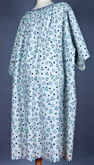 Lew Jan Textile Patient Exam Gown 5X-Large Geometric Print Reusable