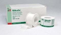 Lohmann & Rauscher Medical Tape Silkafix® Skin Friendly Acetate 1 Inch X 5-2/5 Yard White NonSterile