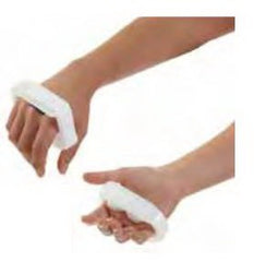 Breg Hand Splint Breg® Galveston Metacarpal HDPE / Nylon / Polypropylene Left or Right Hand White Large
