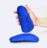 Alimed Freedom® Accommodator™ Plantar Fasciitis Insole 3/4 Length Size 7 Foam / Nylon / Plastic Blue Male 12 to 13