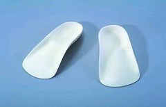 Alimed Freedom® XPE Insole 1/2 Length Size 5 Foam / Nylon / Plastic White Male 10-1/2 to 11 / Female 11