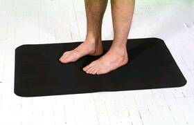 Alimed Slip Resistant Mat 2 X 3 Foot Black Rubber - M-500169-1336 - Each