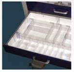 Waterloo Industries Cart Anesthesia Divider Tray System For Full Size Unicarts - M-1055166-3451 - Each