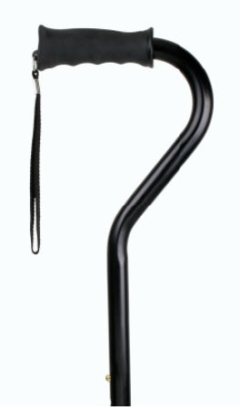 Apex-Carex Healthcare Offset Cane Carex® Aluminum 30-1/2 to 39-1/2 Inch Height Black