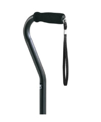 Apex-Carex Healthcare Offset Cane Carex® Aluminum 29 to 38 Inch Height Black