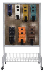 Fabrication Enterprises Weight Cuff Set with Storage Rack 7 Piece Set with Mobile Floor Rack / Adjustable Cuff Style The Cuff® Original Functional Set 1 lbs. / 2 lbs. / 3 lbs. / 4 lbs. / 5 lbs. / 7-1/2 lbs. / 10 lbs.