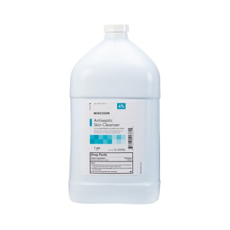 Antiseptic Skin Cleanser McKesson 1 gal. Jug 4% Strength CHG (Chlorhexidine Gluconate) / Isopropyl Alcohol NonSterile