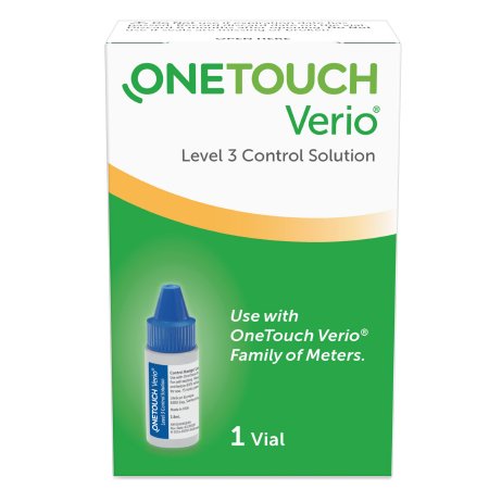 LifeScan Blood Glucose Control Solution OneTouch® Verio® Blood Glucose Testing 1 mL Level 3