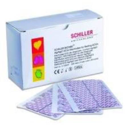 Schiller America ECG Tab Electrode Schiller™ Resting Non-Radiolucent 100 per Pack