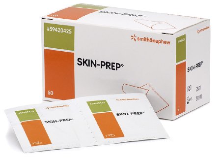 Smith & Nephew Skin Barrier Wipe Skin-Prep 75 to 100% Strength Isopropyl Alcohol Individual Packet Sterile