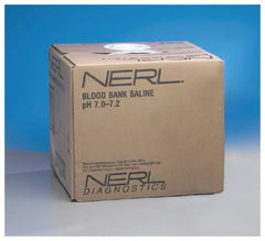 Fisher Scientific Immunohematology Reagent Thermo Scientific™ NERL™ Saline Blood Bank pH 7.0 to 7.2 10 Liter
