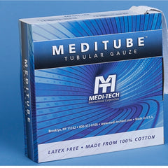Medi-Tech International Tubular Retainer Dressing Meditube™ Cotton 3-5/8 Inch X 50 Yard Size 5 White Leg / Thigh / Head NonSterile