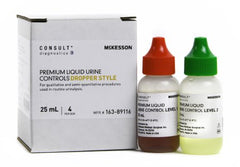 Urine Chemistry Urinalysis Control McKesson Consult™ Analyte Testing Positive Level / Negative Level 2 Level 1 (Abnormal) 25 mL Bottles, 2 Level 2 (Normal with hCG) 25 mL Bottles