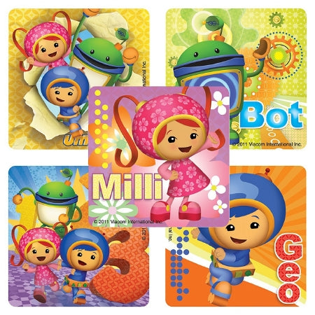 SmileMakers SmileMakers® 100 per Unit Team Umizoomi Sticker 2.5 Inch