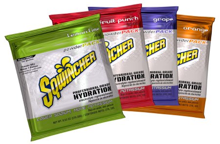 Kent Precision Foods Electrolyte Replenishment Drink Mix Sqwincher® Powder Pack® Assorted Flavors 9.53 oz.