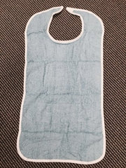 Lew Jan Textile Bib Hook and Loop Closure Reusable Terry Cloth