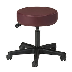 Clinton Industries Exam Stool Standard Series Backless Pneumatic Height Adjustment 5 Casters Cream