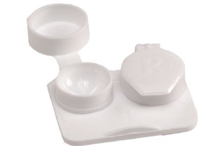 Wilson Ophthalmic Corporation Contact Lens Case HilcoVision™ White
