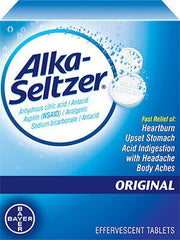 Bayer Antacid Alka-Seltzer® 1000 mg - 325 mg - 1916 mg Strength Effervescent Tablet 24 per Bottle