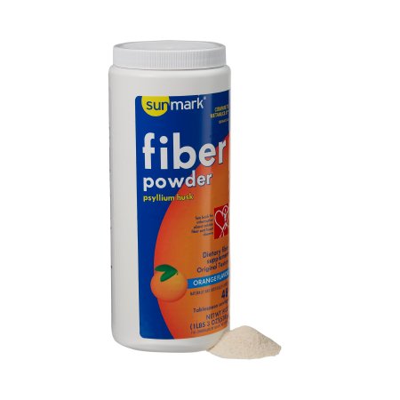 Fiber Supplement sunmark® Orange Flavor Powder 19 oz. Psyllium Husk