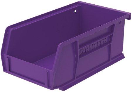 Akro-Mils Storage Bin AkroBins® Purple Industrial Grade Polymers 3 X 4-1/8 X 7-3/8 Inch - M-1058798-1351 - CT/24