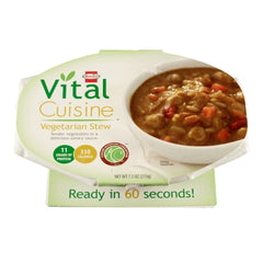 Hormel Food Sales Oral Supplement Vital Cuisine™ Vegetarian Stew Flavor Ready to Use 7.5 oz. Bowl