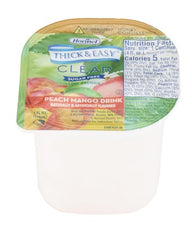 Hormel Food Sales Thickened Beverage Thick & Easy® Sugar Free 4 oz. Portion Cup Peach Mango Flavor Ready to Use Honey Consistency