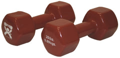 Dumbbell Pair Hexagon Heads CanDo® 20 lbs.