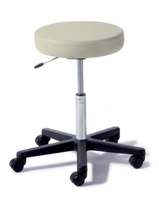 Midmark Air Lift Exam Stool Ritter® 272 Value Series Backless Pneumatic Height Adjustment 5 Casters Chocolate