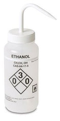 Market Lab Inc Safety Wash Bottle Ethanol Label LDPE 500 mL (16 oz.)