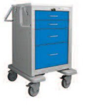 Waterloo Industries Emergency Cart 23 X 24.5 X 36 Inch Wine 16.25 X 16.5 Inch