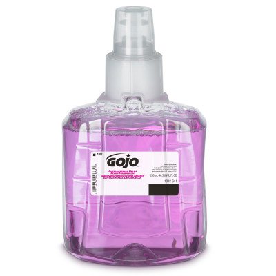 GOJO Antibacterial Soap GOJO® Foaming 1,200 mL Dispenser Refill Bottle Plum Scent