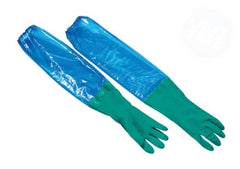 Healthmark Industries Utility Glove Sleeve Gloves Small Nitrile Green / Blue 28 Inch Elastic Cuff NonSterile - M-1060251-2930 - Case of 50