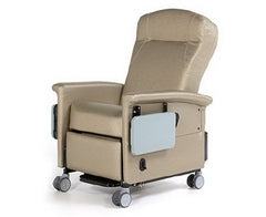 Champion Manufacturing Transport Power Recliner Ascent II 67P Series Gray 4 Inch Twin Wheel Casters